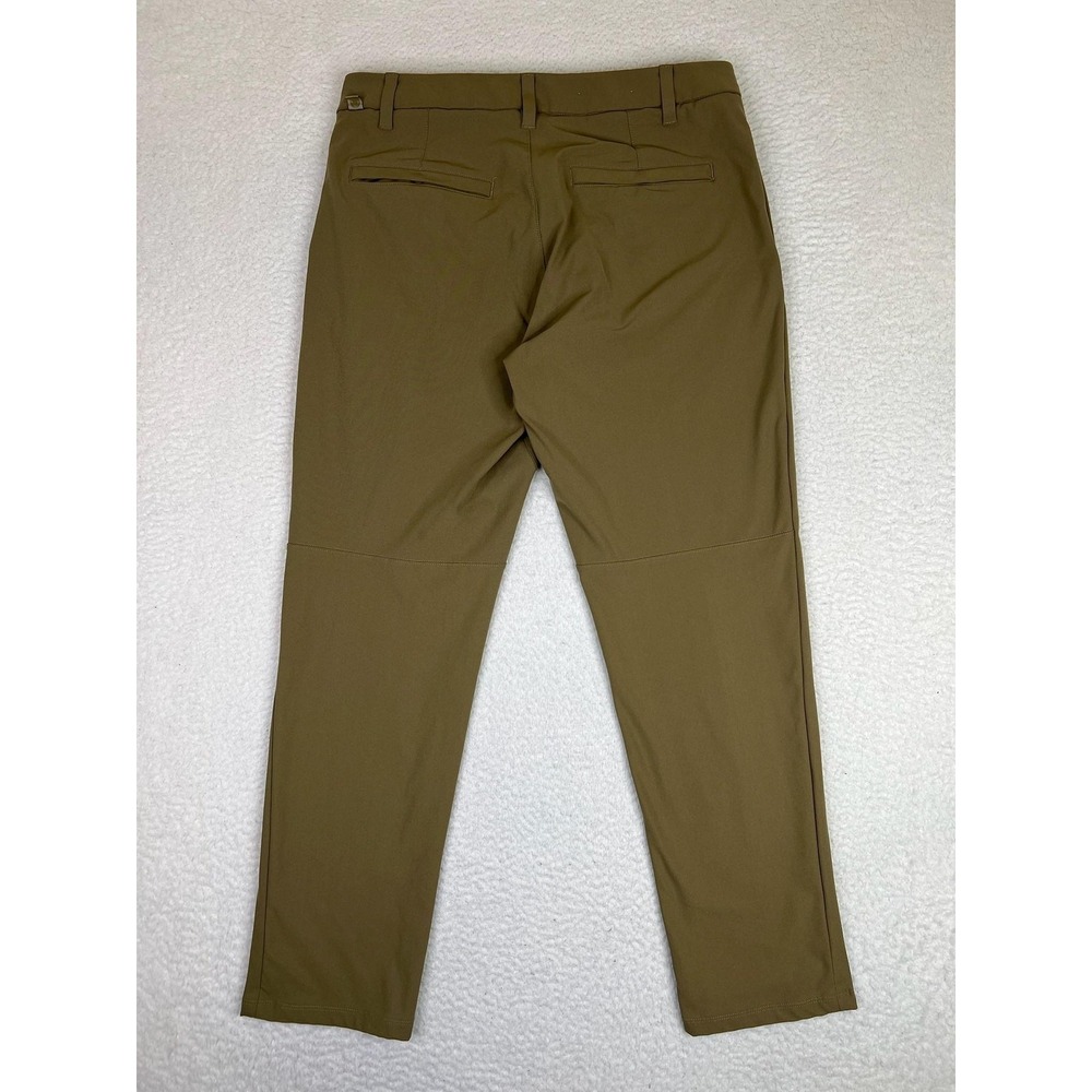 Lululemon Commission Pant Classic Mens 32 Brown Slim Microfiber Chino LM5AEWS - Picture 2 of 12